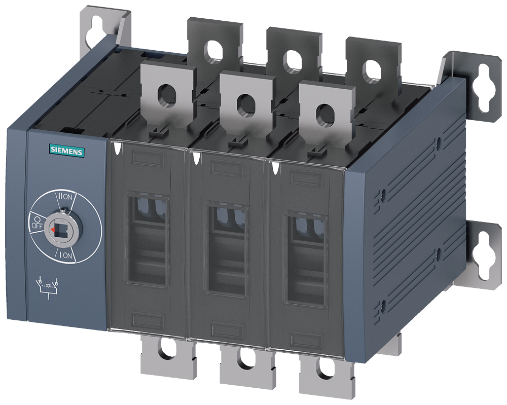 Разединител 3KC0 S4 800A 3P I-0-II без ръкохватка Siemens