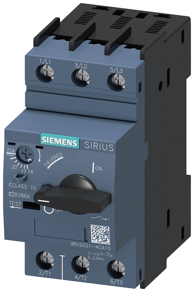 Моторна защита 3RV2 S0 11kW TM 18…25A 55kA Siemens