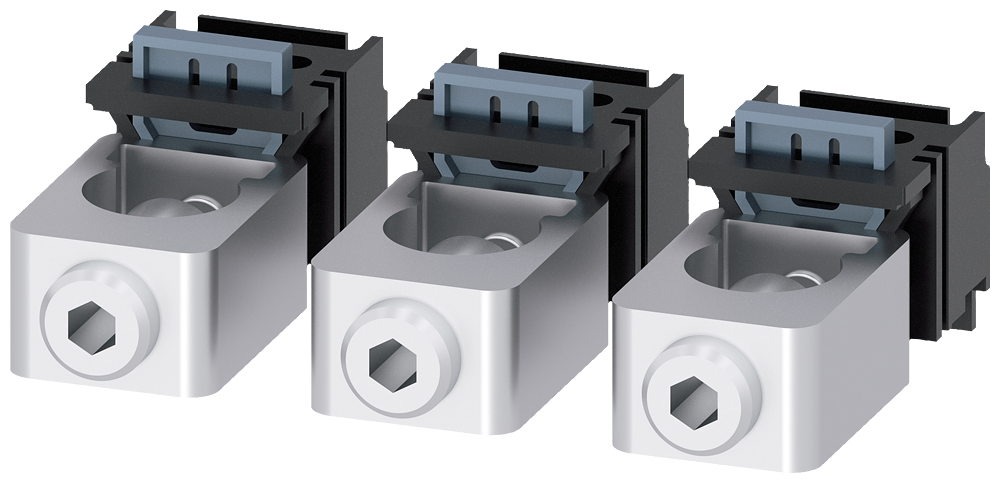 Комплект клеми TA1.1 за Cu и Al проводници 1x10 до 90mm2 FS160 3 бр. Siemens