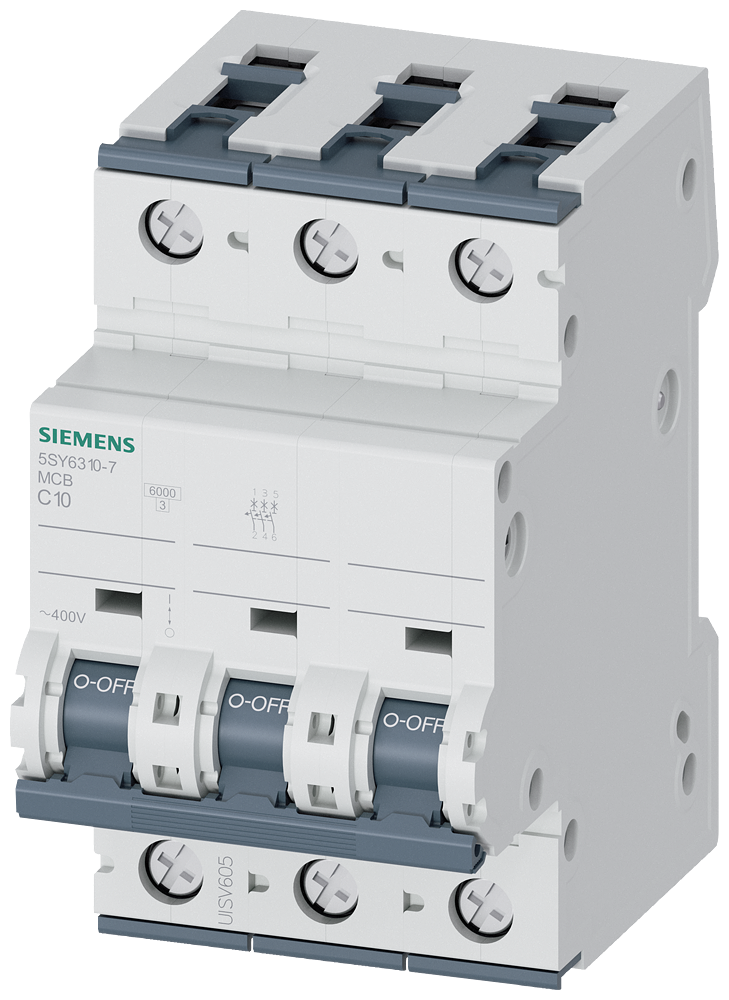 Автоматичен прекъсвач 5SY6 3P 4A крива С 6kA Siemens