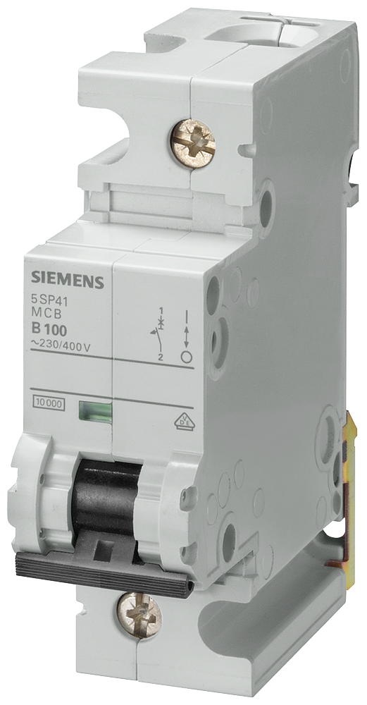 Автоматичен прекъсвач 5SP4 1P 100A крива С 10kA Siemens