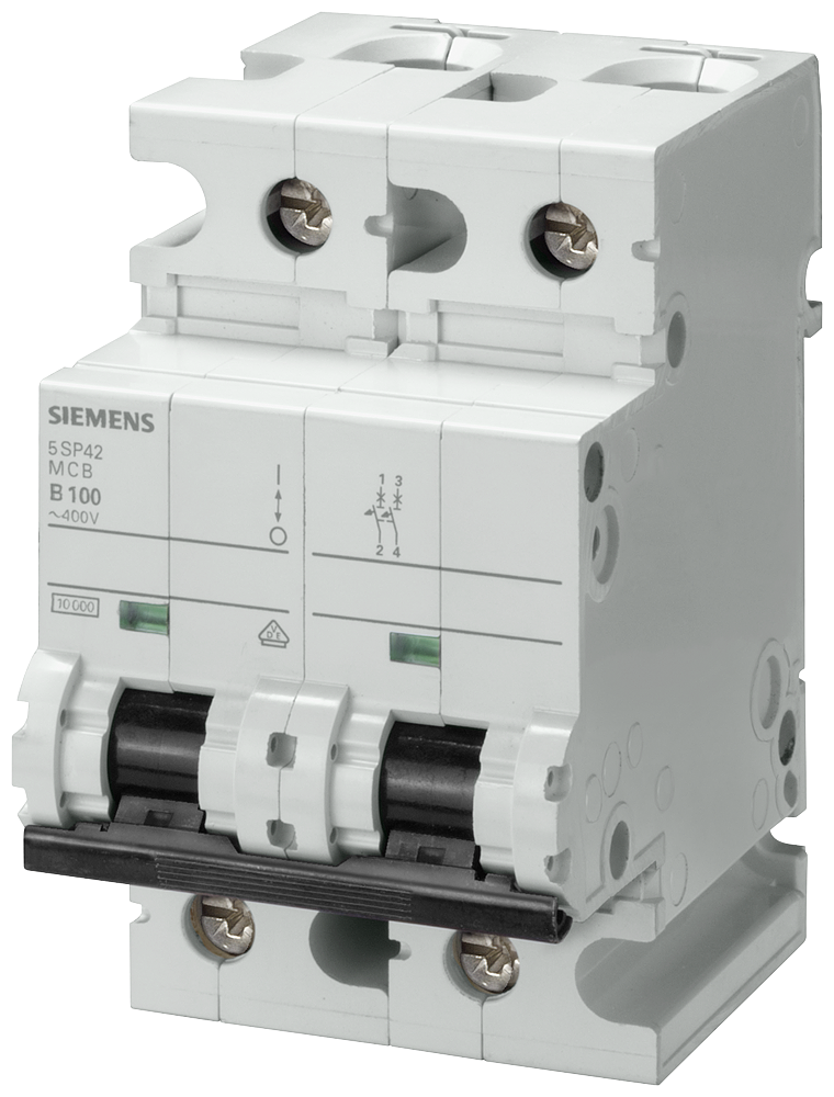 Автоматичен прекъсвач 5SP4 2P 80A крива С 10kA Siemens