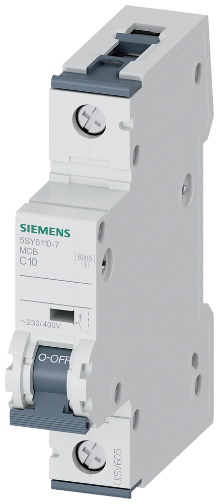 Автоматичен прекъсвач 5SY6 1P 16A крива С 6kA Siemens