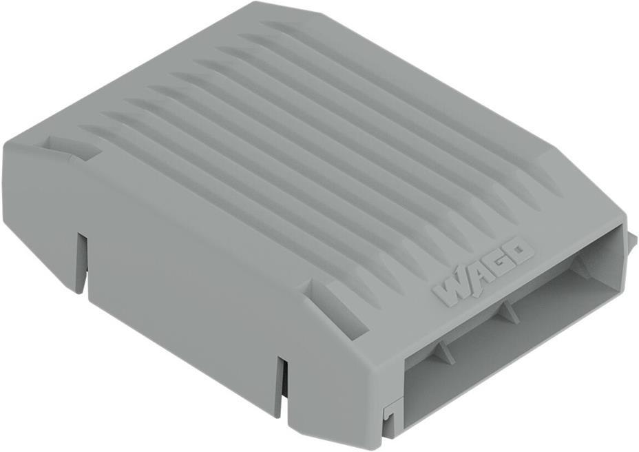 Кутия с гел GelBox Wago за клема Inline до 4мм2, IP x8, 56.9x17.8x41.7мм, сива 
