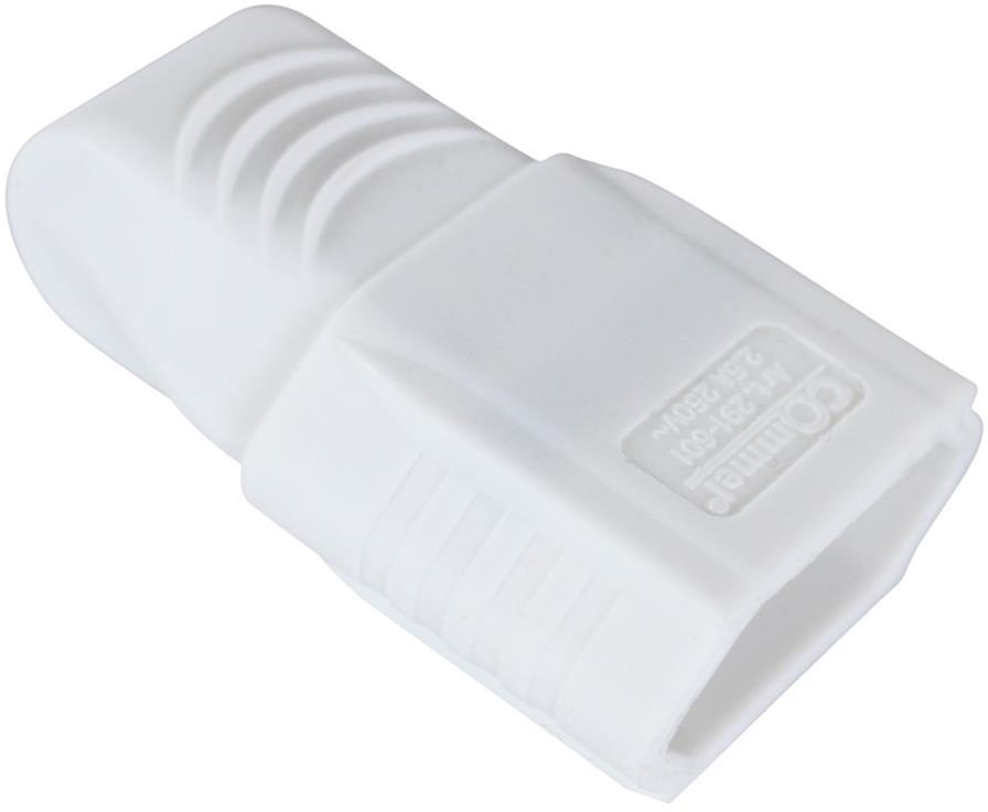 Куплунг ЕВРО бял 2.5A 2P IP20 Commel