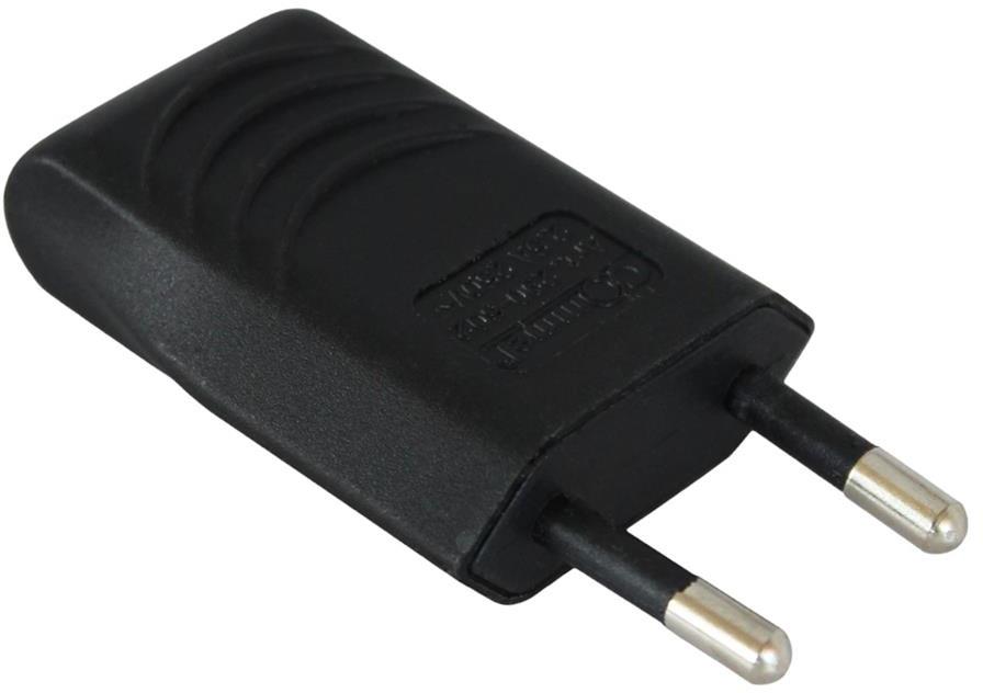 Щепсел ЕВРО черен 2.5A 2P IP20 Commel
