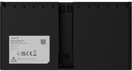 Батерия Li-Ion 7.4V 10Ah към пожароизвестителен панел, черен, EN54 Internal Battery (72h) Ajax
