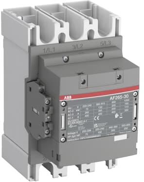 Контактор AF265-30-11 3P 132kW (265A AC-3) 2NO+2NC 24...60V 50/60Hz ABB