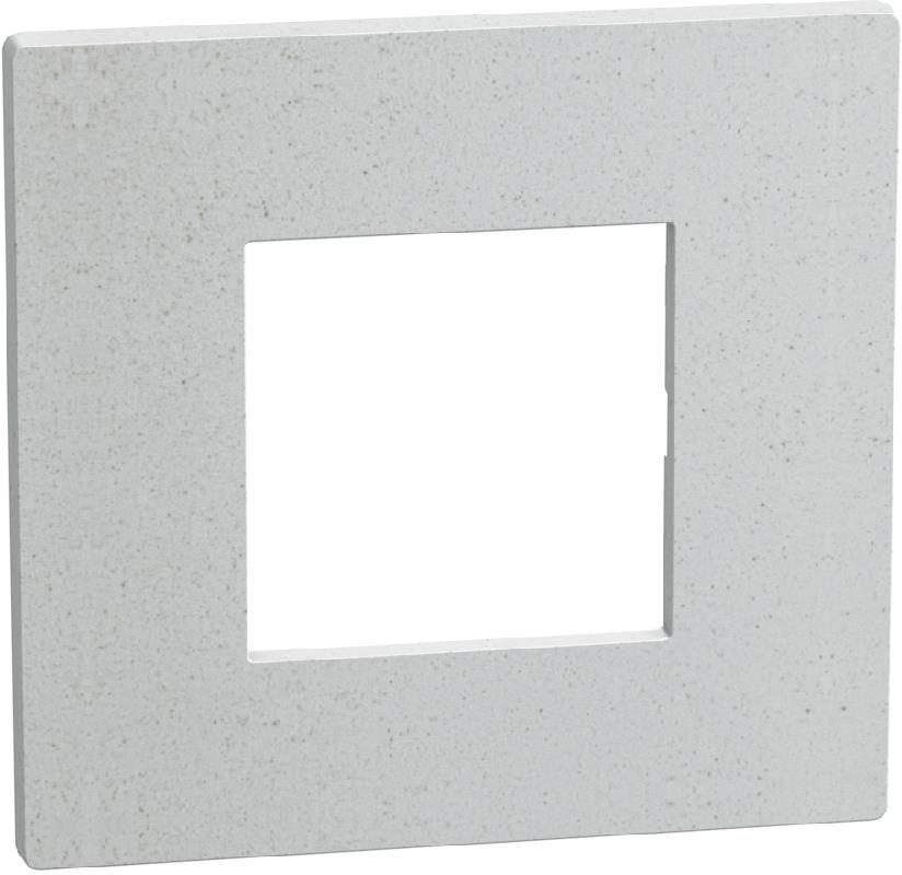 Рамка 2 мод. цвят Бяла слюда (White Mica) Light Now Bticino