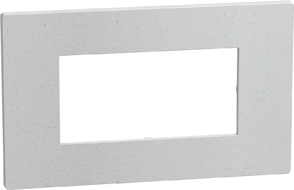 Рамка 4 мод. цвят Бяла слюда (White Mica) Light Now Bticino