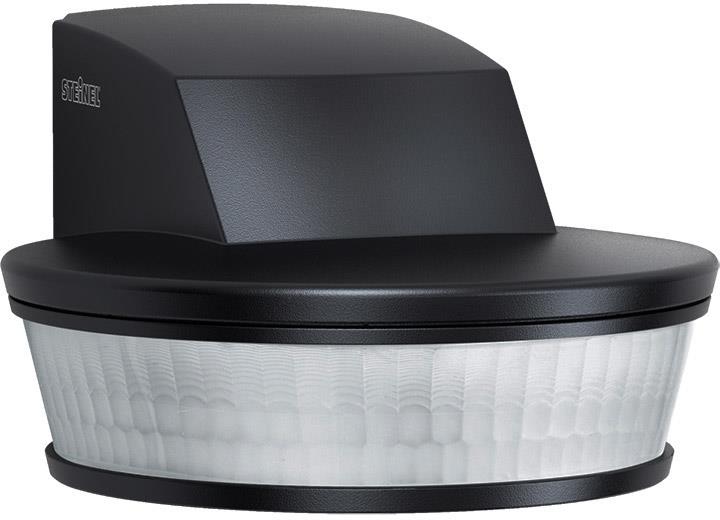 Датчик за движение PIR, за открит монтаж на стена, 300°, обхват 3x 20m @ h=2m, IP54, sensIQ S, цвят Черен, Steinel