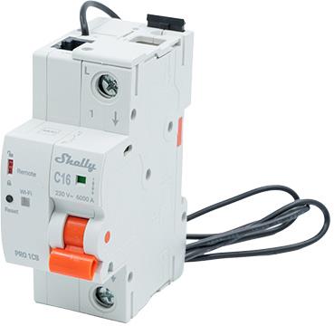 Автоматичен Smart прекъсвач 1P 63A крива С 6kA Shelly PRO 1CB - 073978