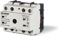 Пакетен прекъсвач Y1 40A 3P I-0 с ръкохватка жълто/червена COMMAND Scame