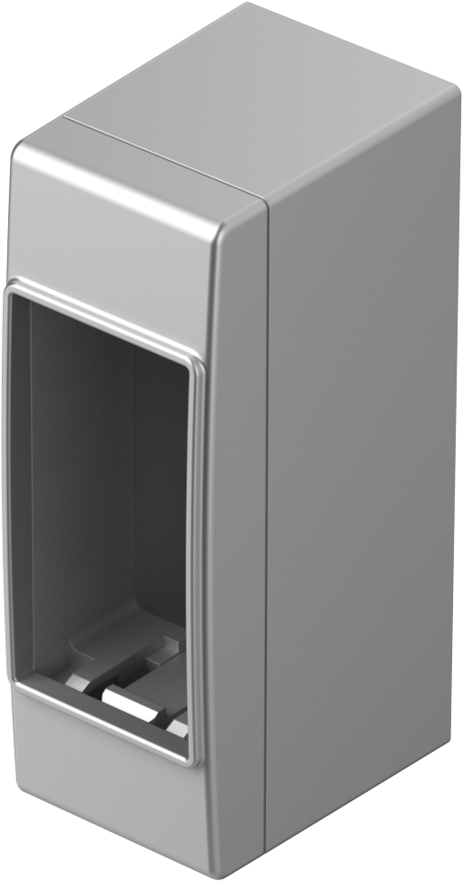 Конзола за открит монтаж IP40 1 мод. цвят Антрацит Modul TEM