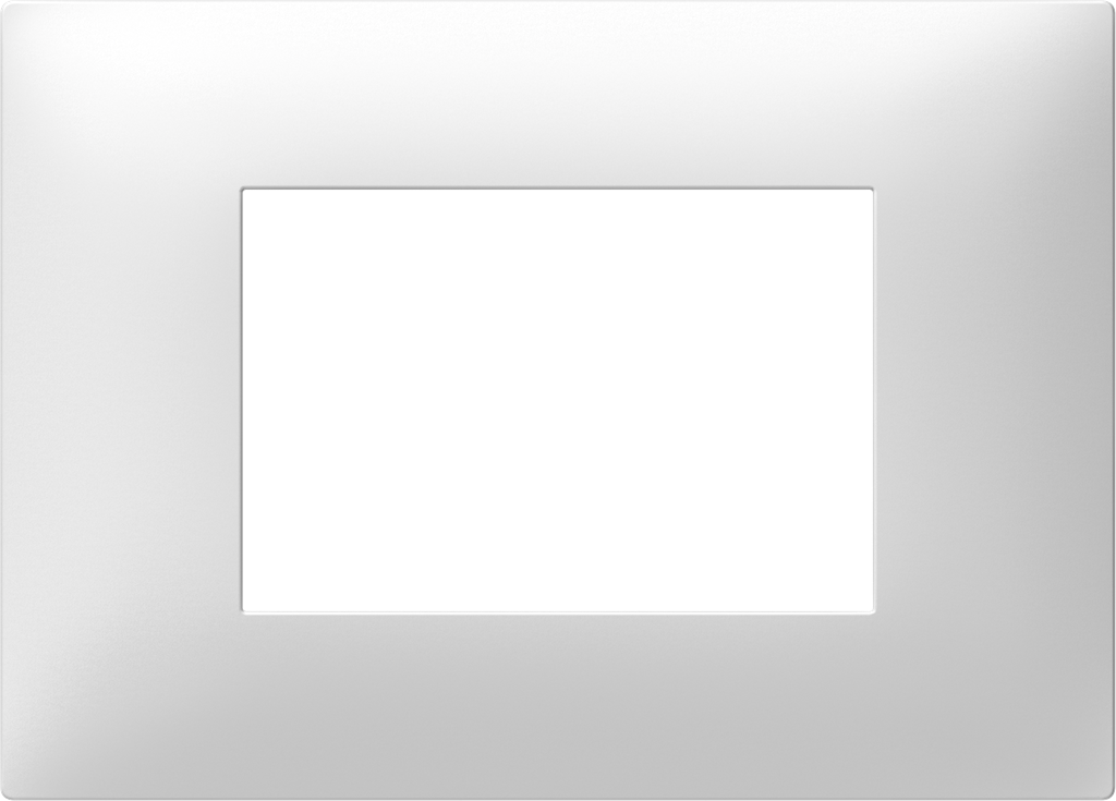 Рамка 3 мод. цвят Бял мат Thin Modul TEM