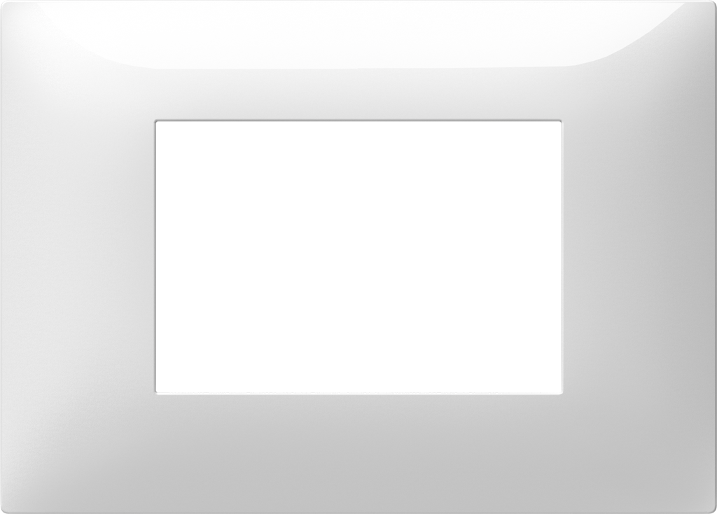 Рамка 3 мод. цвят Бял гланц Thin Modul TEM