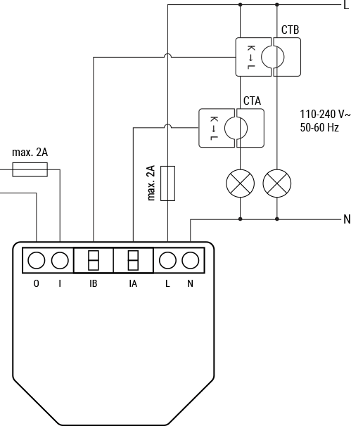 Микромодул Smart монофазен мерител 2х до 120A Shelly EM Gen4 - 070779