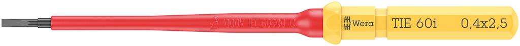 Острие шлиц 0.4x2.5x157, 60 Kraftform Kompakt VDE 1000V Wera