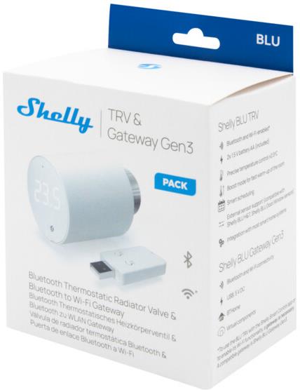 Термоглава за радиатор Smart Shelly BLU TRV Single - 264980