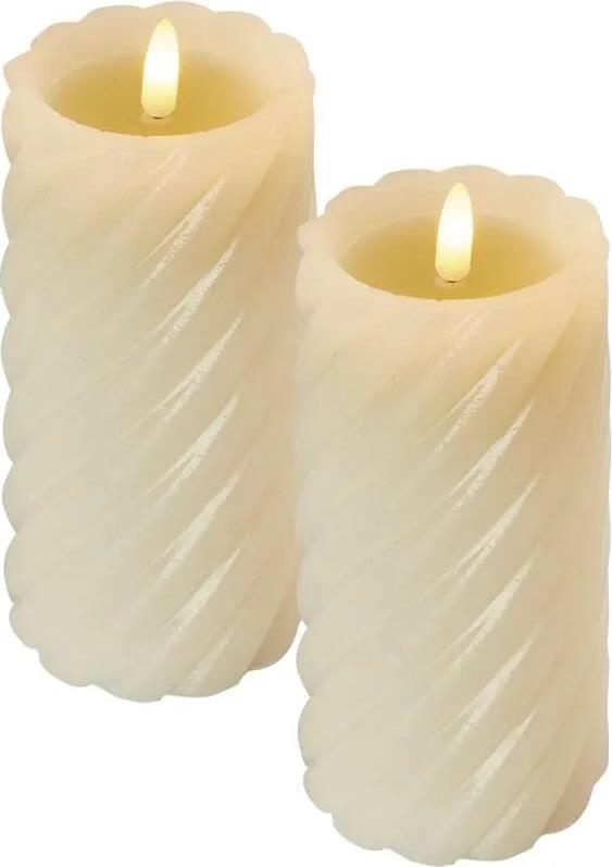 Декорация свещ 17х7.5см LED топла светлина 2 бр. IP20 с батерии CANDLES EMOS