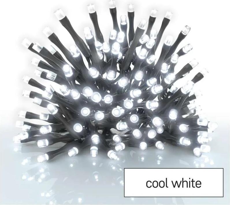 Комплект коледни лампички 40x LED студена светлина 2.8м IP44 с батерии CLASSIC EMOS