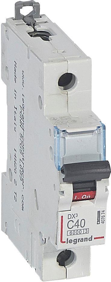 Автоматичен прекъсвач DX3 1P 40A крива С 6kA Legrand
