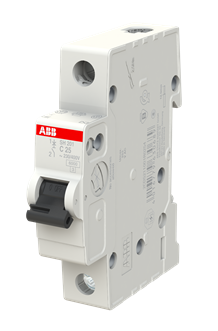 Автоматичен прекъсвач SH201 1P 25A крива С 6kA ABB