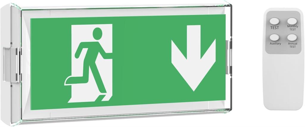 Авариен осветител LED 2.5W 100lm 3h 4000K IP20 открит монтаж с дистанционно управление VG