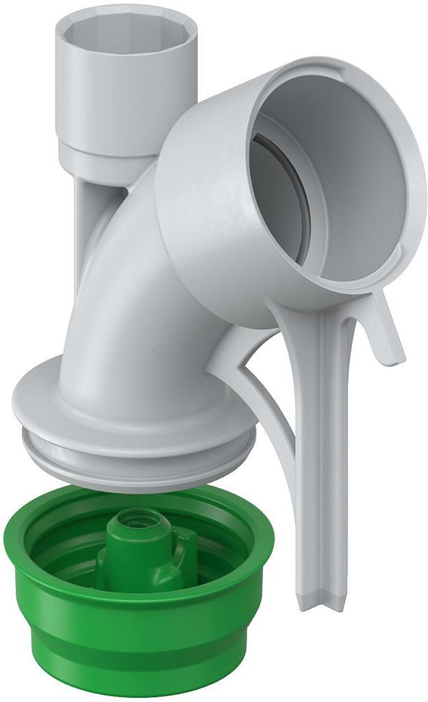 Изход в бетон 30° за гофрирана тръба Ø32мм, Kaiser