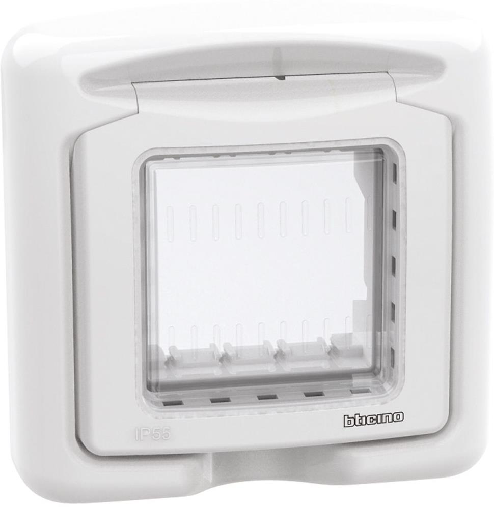 Капак противовлажен IP55 2 мод. цвят Бял Classia Bticino