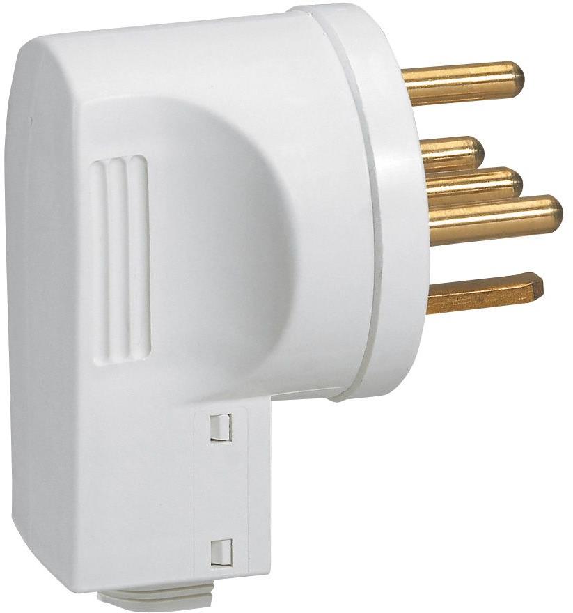 Щепсел френски стандарт 3P+N+E 32A цвят Бял Plexo Legrand