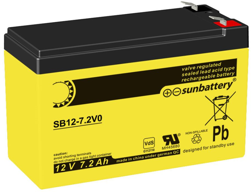 Акумулатор VRLA 7.2Аh/12V VdS SB