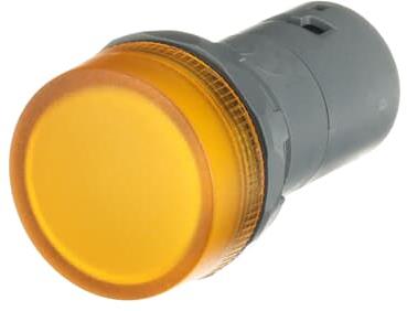 Сигнална лампа LED CL2-502Y сглобена жълта 24Vac/dc Ø22mm Compact ABB