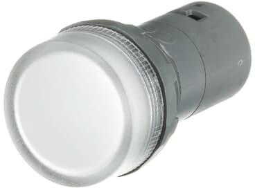 Сигнална лампа LED CL2-520C сглобена бяла 220Vdc Ø22mm Compact ABB
