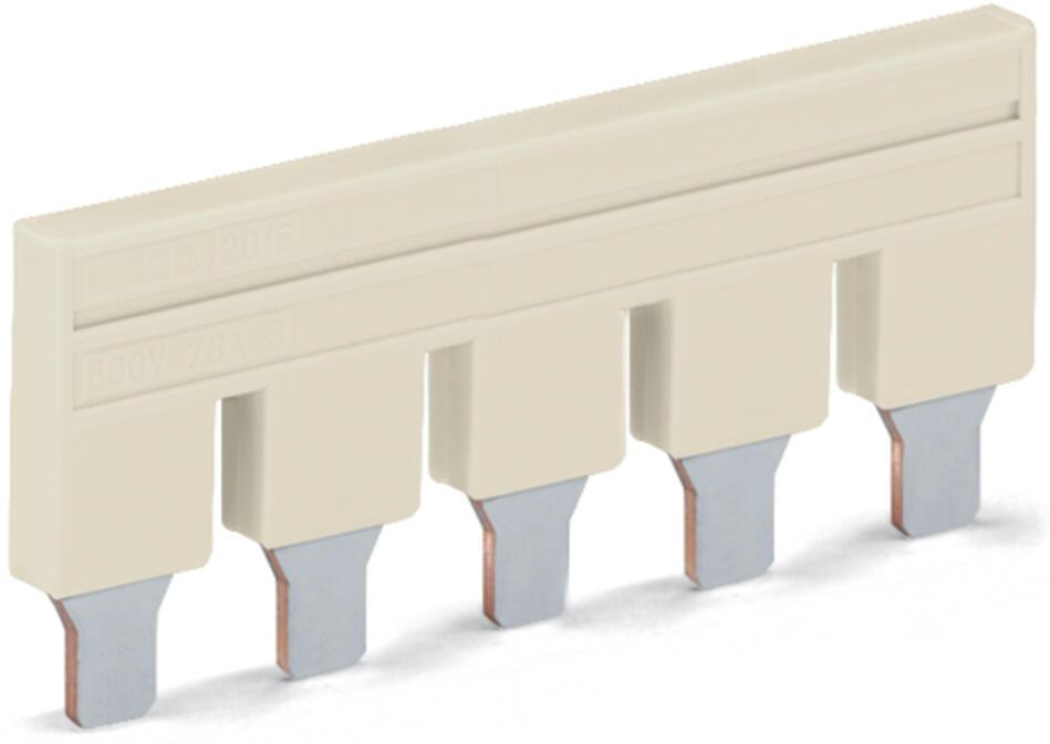 Гребен 5 пина за редова клема 10мм2 за серия TOPJOB® S Wago