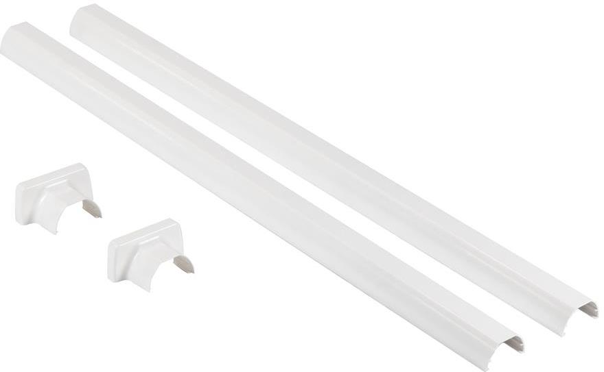 Кит Ovoline за захранване през таван на колона Snap-On с 1/2 отделения, телескопична, алуминий Legrand