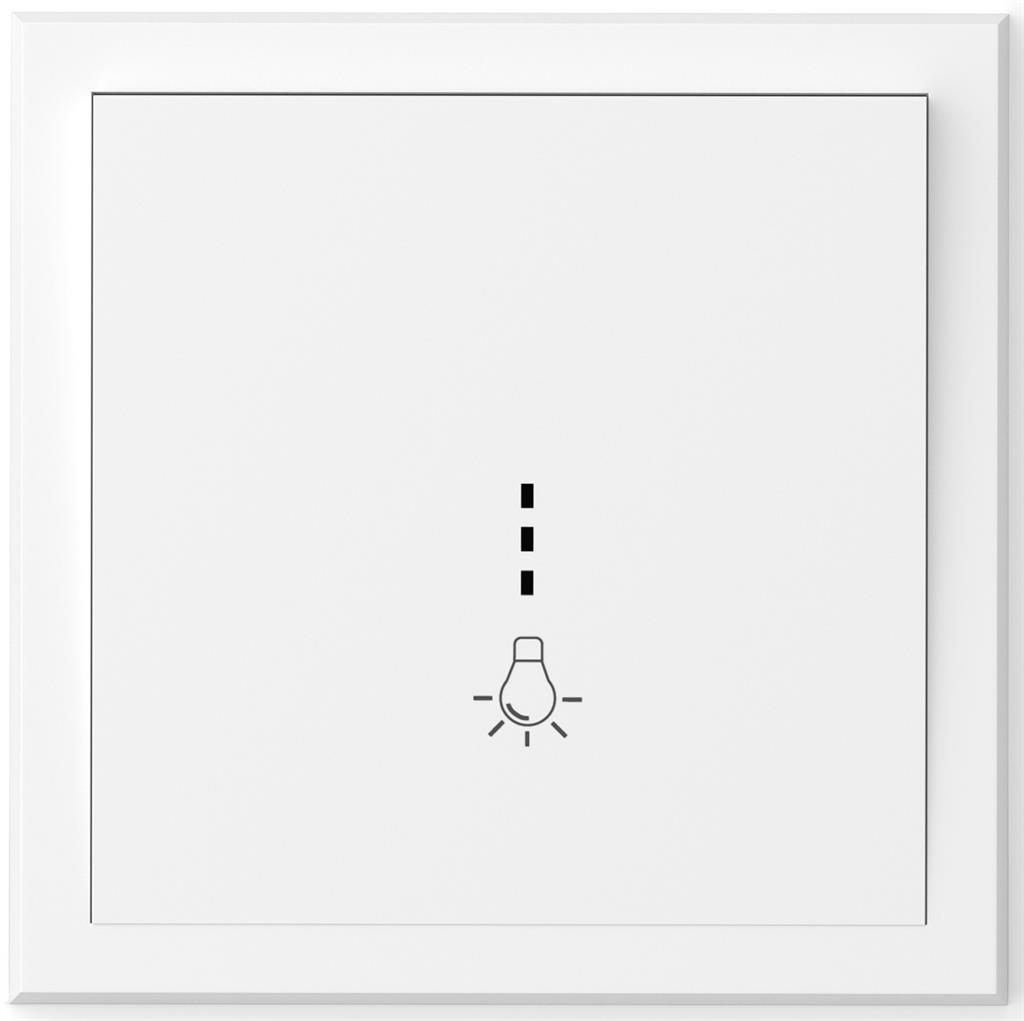 Бутон с подсветка и символ 