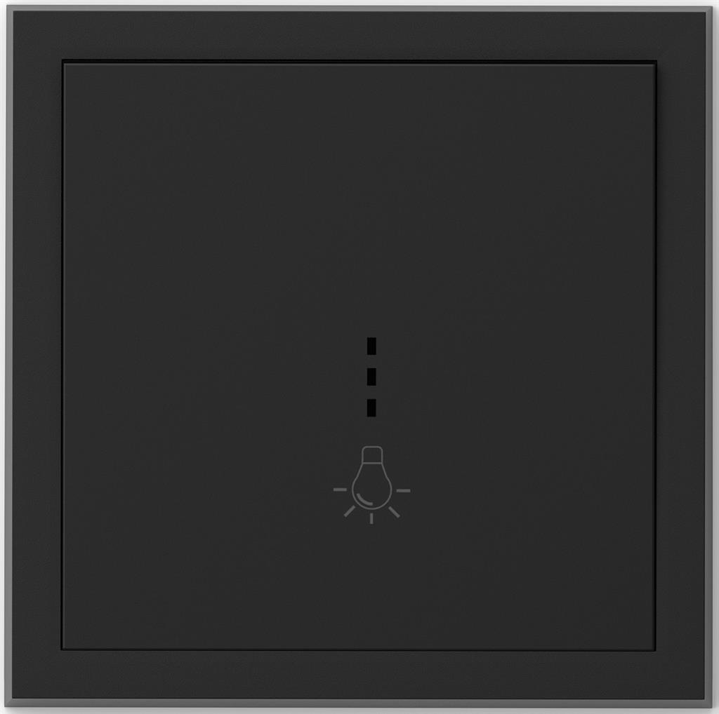 Бутон с подсветка и символ 