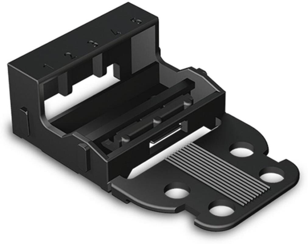 Монтажен адаптер за 221-415 черен Wago 