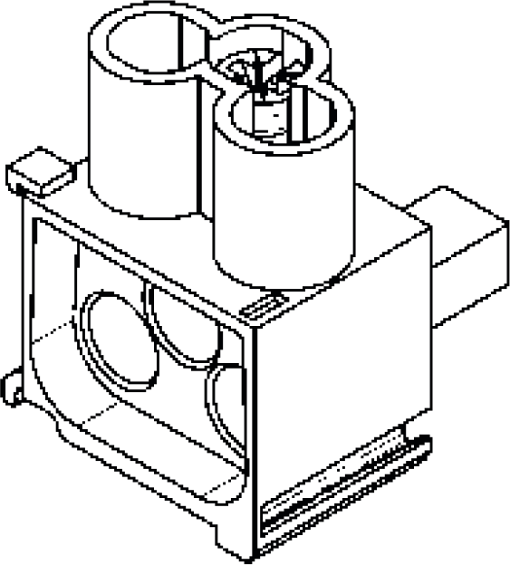 Изолиран конектор СИН към устройство AS/SNK 3x16mm² Pollmann