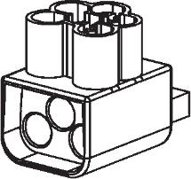 Изолиран конектор СИВ към устройство AS/SNS 3x16mm² Pollmann
