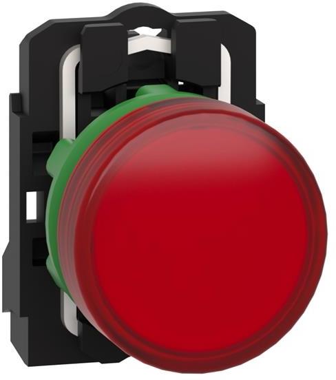 Сигнална лампа LED сглобена червена 24Vac/dc Ø22mm XB5 SE