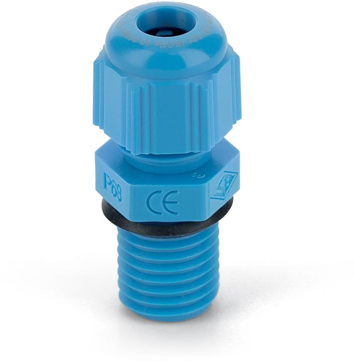 Щуцер взривозащитен без гайка M16х1.5 Ex II 2GD Зона 1/2/21/22, IP68, UV /50бр/, кабел 4-6mm, Scame