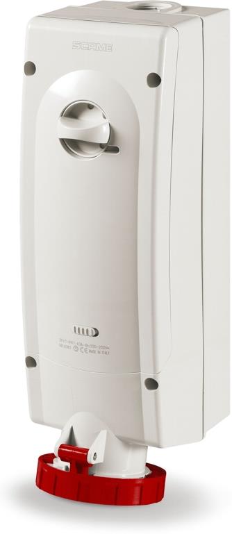 Промишлен контакт 3P+N+Е 63A IP66/67 с механична блокировка серия Advance 2 Scame