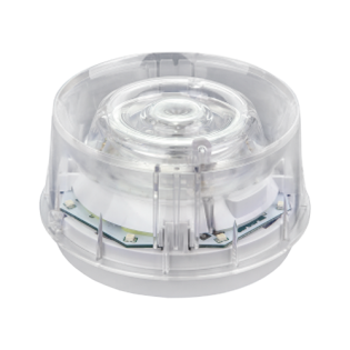 Адресируема сирена с лампа и изолатор, бяла IP23, KAC Honeywell