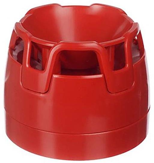 Конвенционална сирена, червена с основа IP23, KAC Honeywell