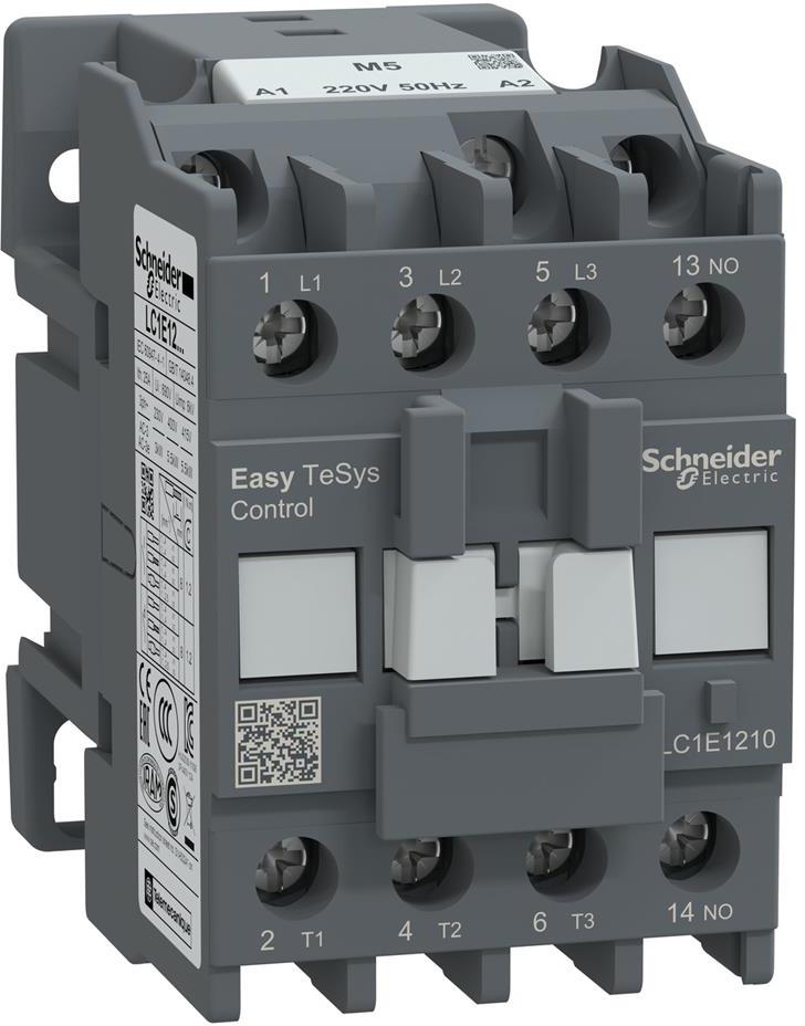 Контактор TeSys E 3P 5.5kW (12A AC-3) 1NO 220V 50Hz SE