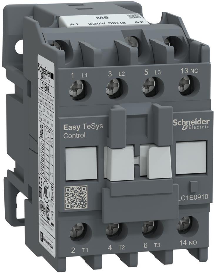 Контактор TeSys E 3P 4kW (9A AC-3) 1NO 220V 50Hz SE