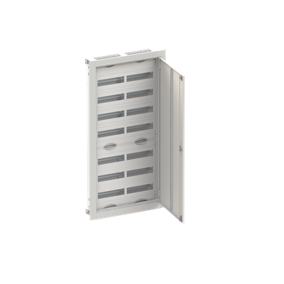 Табло за скрит монтаж ComfortLine 7х24мод. CU27V (168) с плътна метална врата IP30 и Н и РЕ клеми ABB