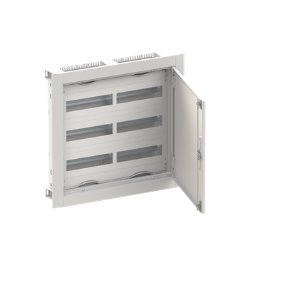 Табло за скрит монтаж ComfortLine 3х24мод. CU23V (72) с плътна метална врата IP30 и Н и РЕ клеми ABB